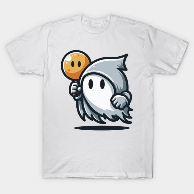 Little Mascot Ghost T-Shirt by Green Dreads